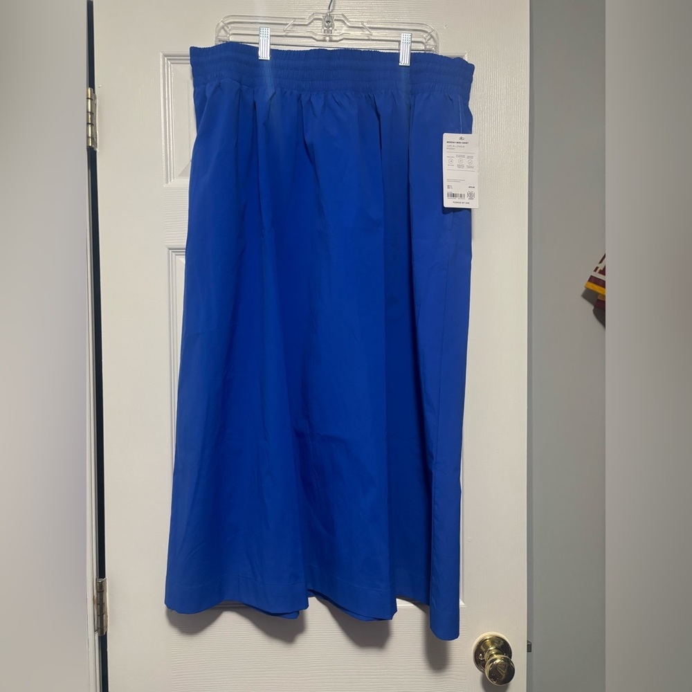 Athleta Royal Blue Midi Skirt